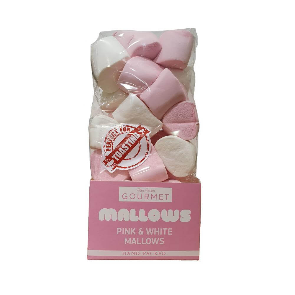 Bon Bon's Gourmet Pink & White Marshmallows 166g